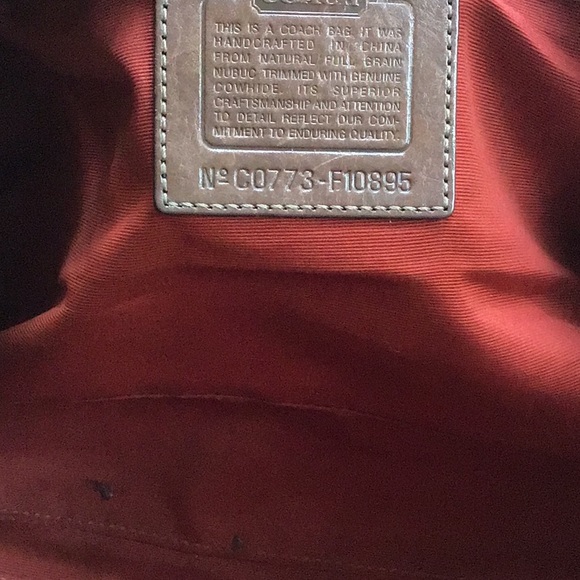 Awesome Vintage Coach leather shoulder bag - Picture 7 of 8